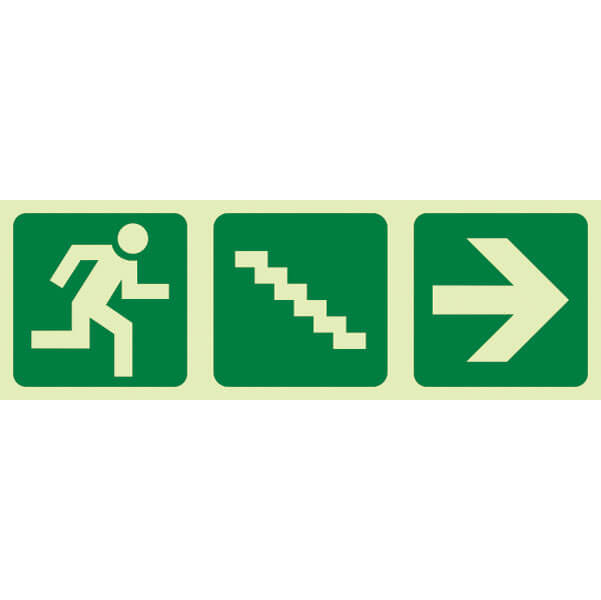 E16-running-man+stairs-going-down+arrow-right