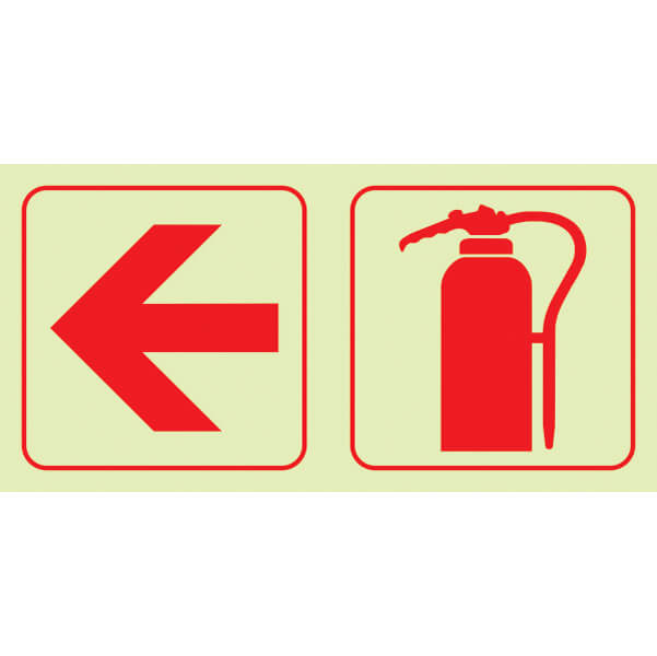 arrow-left+fire-extinguisher